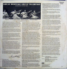 Imrat Khan, Irshad Khan, Nishat Khan, Shafaatullah Khan - Great Heritage Great Tradition (Vinyl) Image