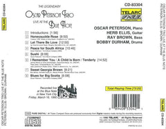 Oscar Peterson Trio, The, Oscar Peterson, Herb Ellis & Ray Brown - The Legendary Oscar Peterson Trio Live At The Blue Note (CD) Image