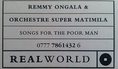 Remmy Ongala & Orchestre Super Matimila - Songs For The Poor Man (CD) Image