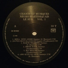 L'Orchestre Bèlè Des Anses D'Arlets - Chants Et Musique Negro-Martiniquais: Le Sud, Vol. 1 (Vinyl) Image