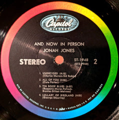 Jonah Jones - And Now In Person Jonah Jones (Vinyl) Image
