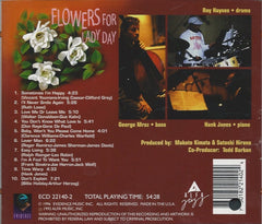 Great Jazz Trio, The, Hank Jones, George Mraz, Roy Haynes - Flowers For Lady Day (CD) Image