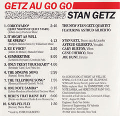New Stan Getz Quartet, The Featuring Astrud Gilberto - Getz Au Go Go (CD) Image