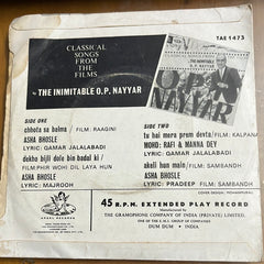 O P Nayyar - Classical Songs From The Films (45-RPM)