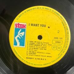 BOOKER T. THE M.G.'S. - I WANT YOU (Vinyl)