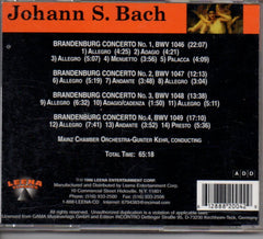 Bach - Brandenburg Concerto Nos. 1 -4 - Mainz Chamber Orch. (CD) Image