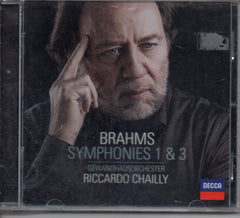 Brahms - Sympnonies 1 & 3 - Riccardo Chailly (CD) Image