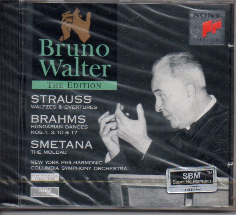 Strauss -Brahms - Smetana - Bruno Walter - NY Philharmonic, Columbia Symph. Orch. (CD) Image