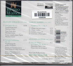 Strauss - Barber - Dvorak - Bruno Walter - NY Philharmonic (CD) Image