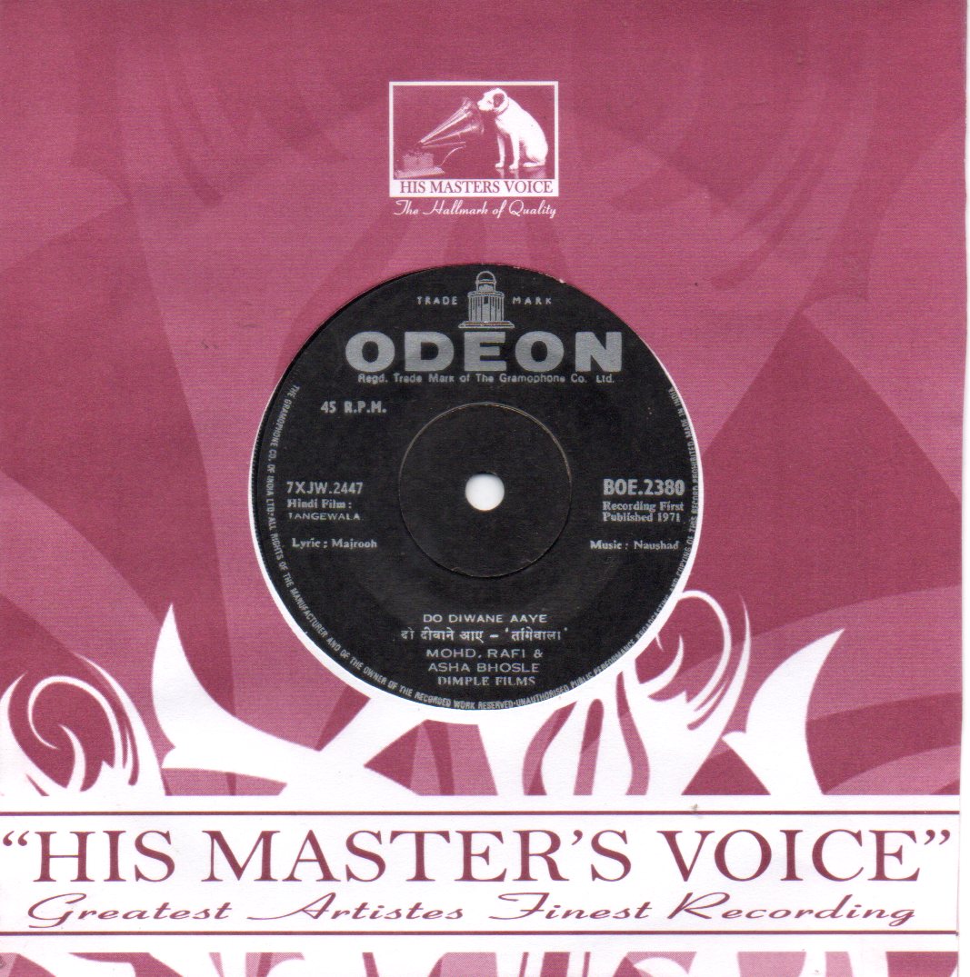 Naushad - Tangewala (45-RPM) Image