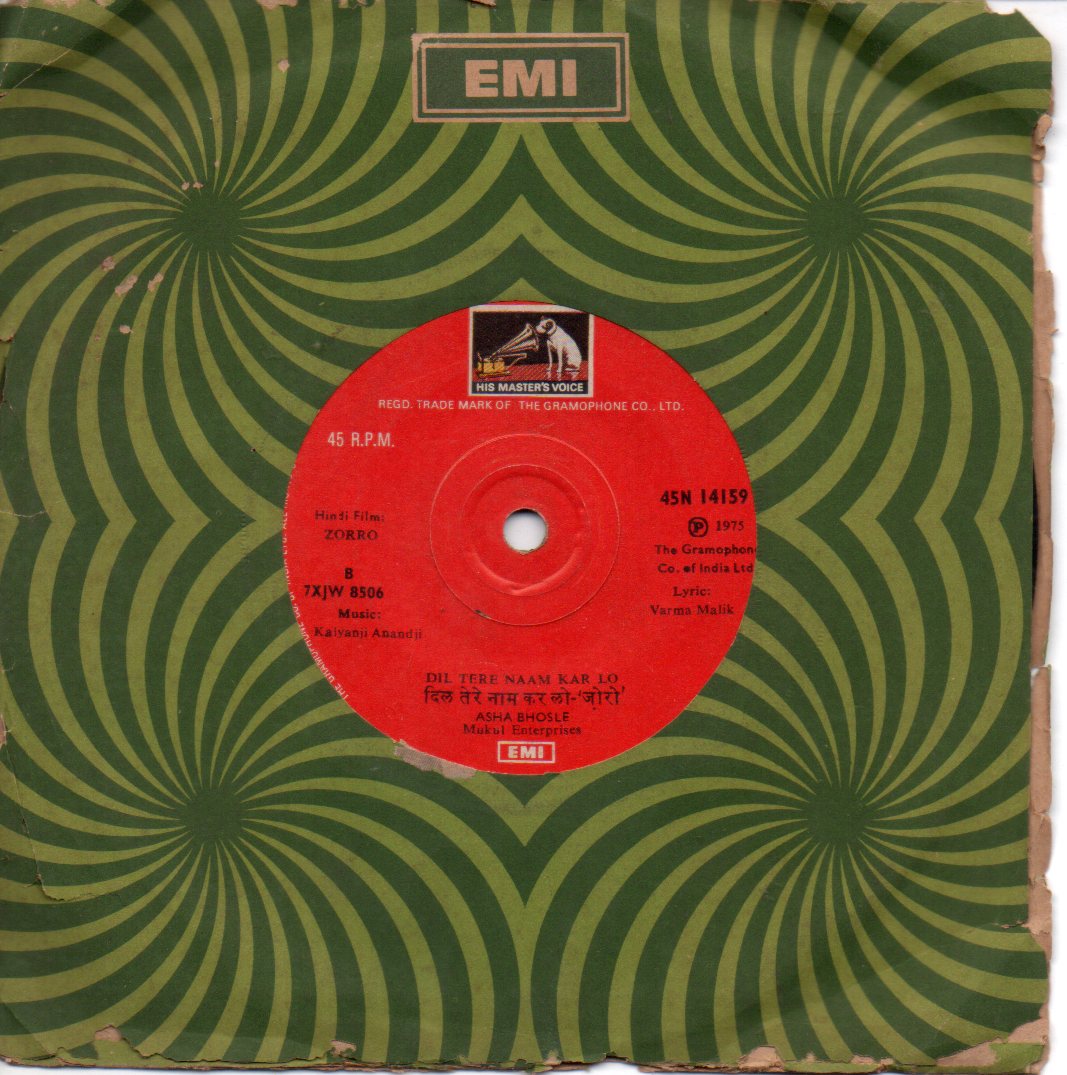 Kalyanji Anandji - Zorro (45-RPM) Image