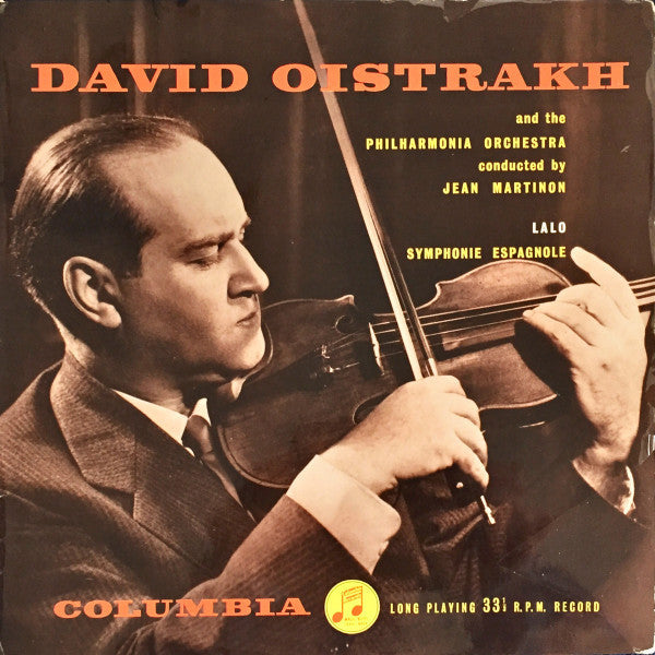 Ã‰douard Lalo, David Oistrach And The Philharmonia Orchestra Conducted By Jean Martinon - Symphonie Espagnole (Vinyl)