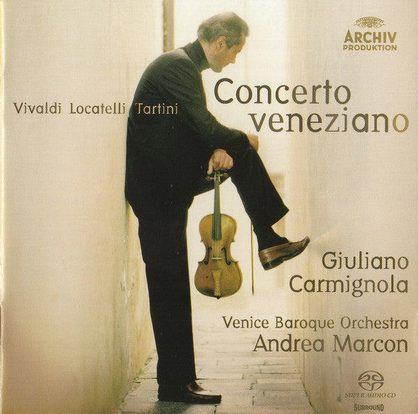 Antonio Vivaldi •  Pietro Antonio Locatelli •  Giuseppe Tartini –  Giuliano Carmignola, Venice Baroque Orchestra, Andrea Marcon - Concerto Veneziano (CD)