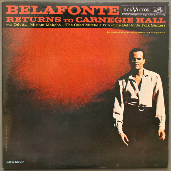 Harry Belafonte With Odetta, Miriam Makeba, Chad Mitchell Trio, The And Belafonte Folk Singers, The Conducted By Robert DeCormier - Belafonte Returns To Carnegie Hall (Vinyl) (2)