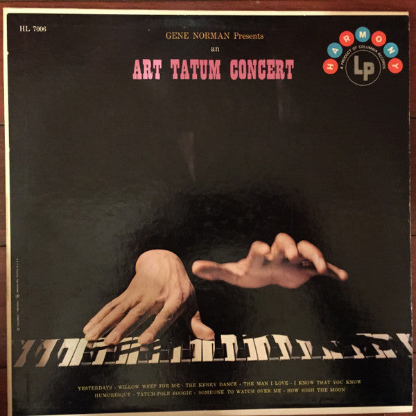 Art Tatum - Gene Norman Presents An Art Tatum Concert (Vinyl)