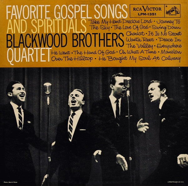 Blackwood Brothers Quartet, The - Favorite Gospel Songs And Spirituals (Vinyl)