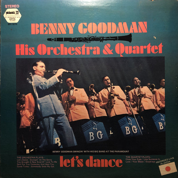 Benny Goodman Quartet, The, Benny Goodman And His Orchestra - Let's Dance (Vinyl)