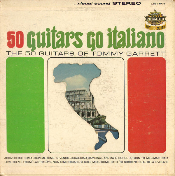 50 Guitars Of Tommy Garrett, The - 50 Guitars Go Italiano (Vinyl)