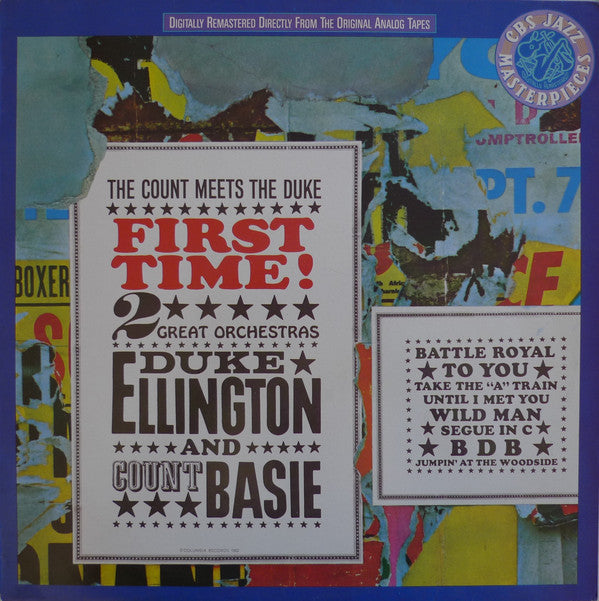 Duke Ellington And His Orchestra / Count Basie Orchestra - First Time! The Count Meets The Duke (Vinyl)