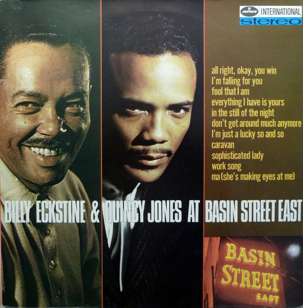 Billy Eckstine & Quincy Jones - At Basin Street East (Vinyl)