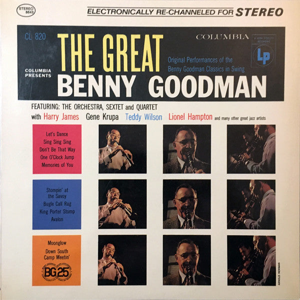 Benny Goodman, Benny Goodman And His Orchestra, Benny Goodman Quartet, The and Benny Goodman Sextet - The Great Benny Goodman (Vinyl)