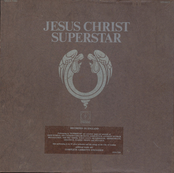 Andrew Lloyd Webber & Tim Rice - Jesus Christ Superstar - A Rock Opera (Vinyl) (2 LP)