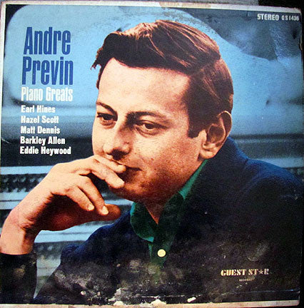 AndrÃ© Previn, Earl Hines, Hazel Scott, Matt Dennis, Barkley Allen, Eddie Heywood - Piano Greats (Vinyl)