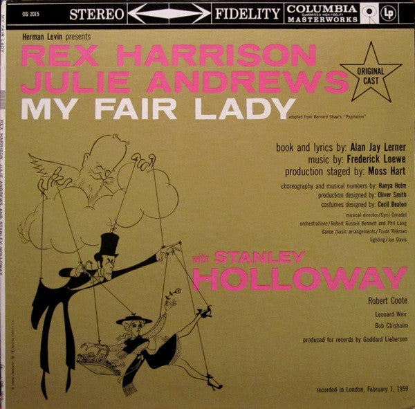 "My Fair Lady" Original London Cast, Rex Harrison, Julie Andrews With Stanley Holloway - My Fair Lady (Vinyl)