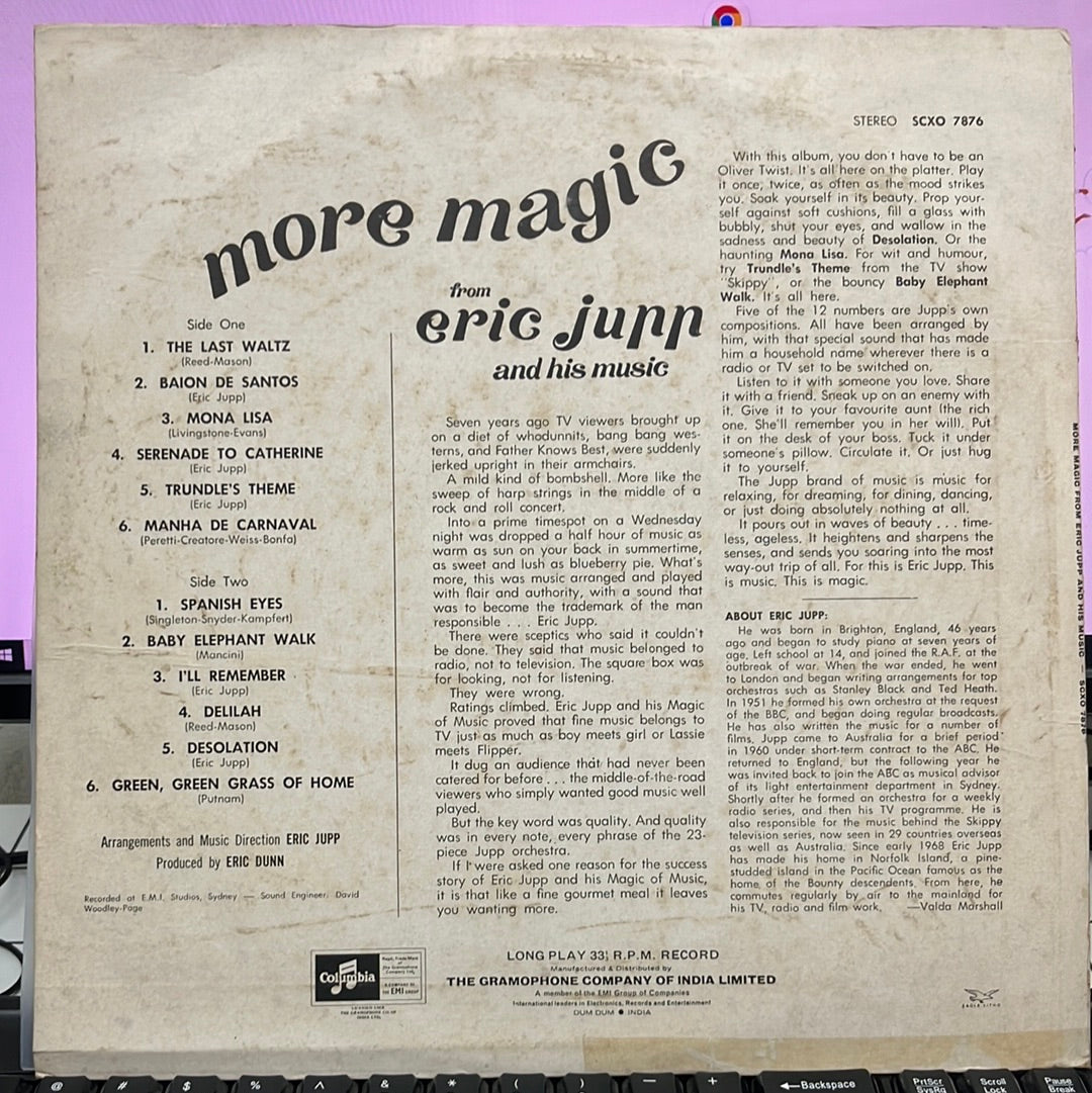 Eric Jupp And His Music - More Magic From Eric Jupp And His Music (Vinyl)