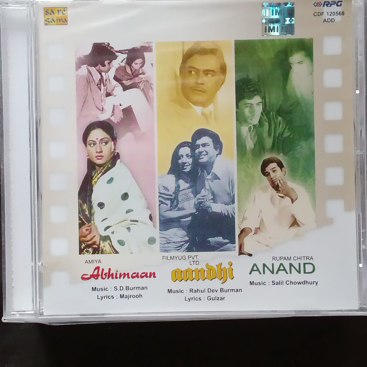 S D Burman + R D Burman + Salil Chowdhury  - Abhimaan + Aandhi + Anand  (CD)