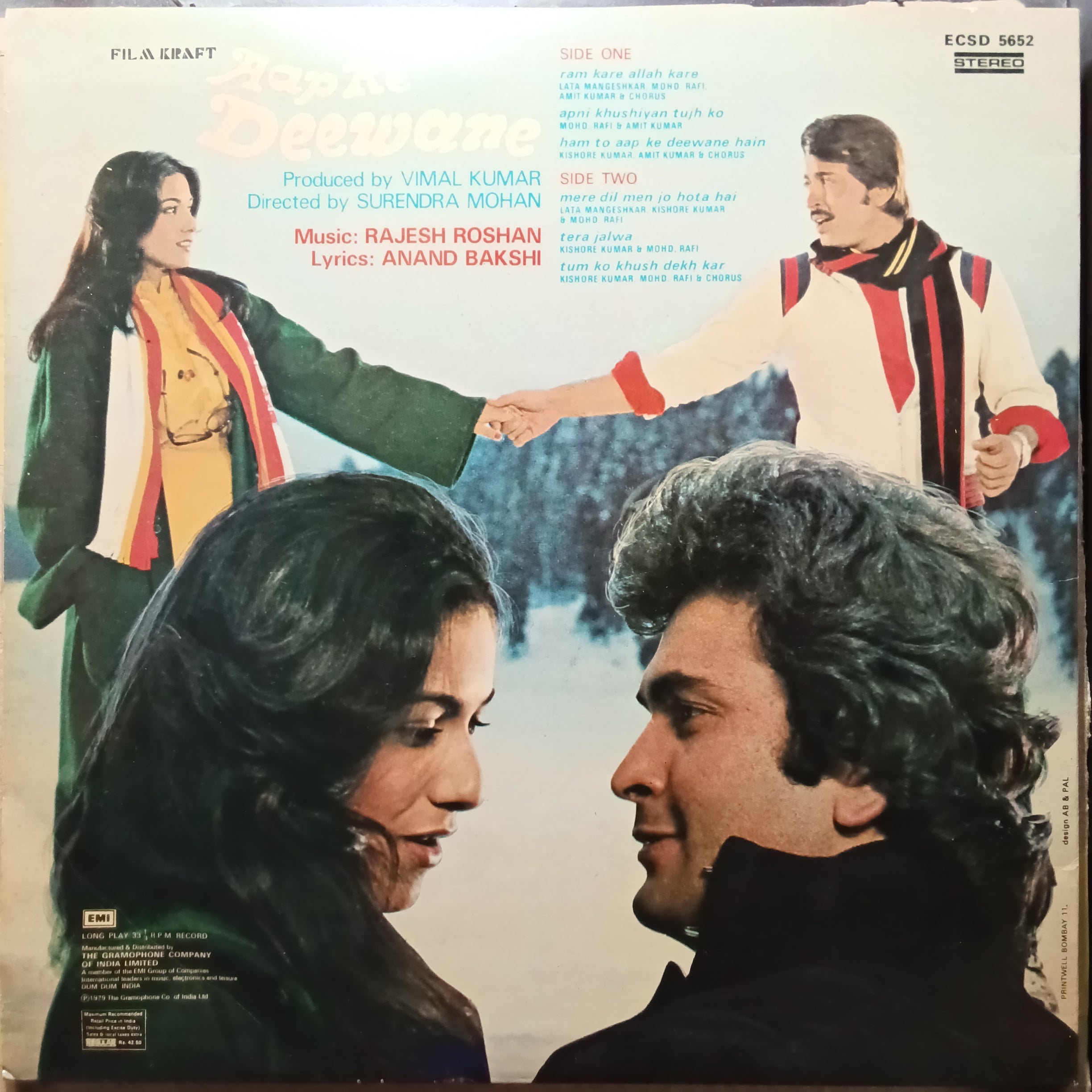 Rajesh Roshan - Aap Ke Deewane (Vinyl)