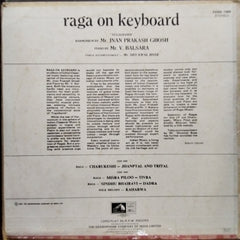 Jnan Prakash Ghosh & V. Balsara  - Raga On Keyboard (Vinyl)