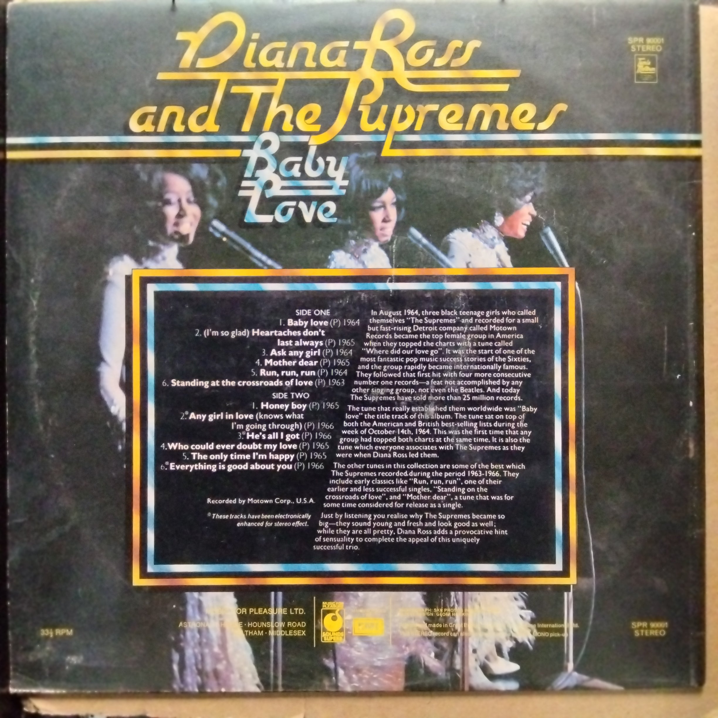 Diana Ross And The Supremes - Baby Love (Vinyl)