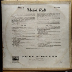 Mohamad Rafi*  - This Is Mohamad Rafi (Vinyl)