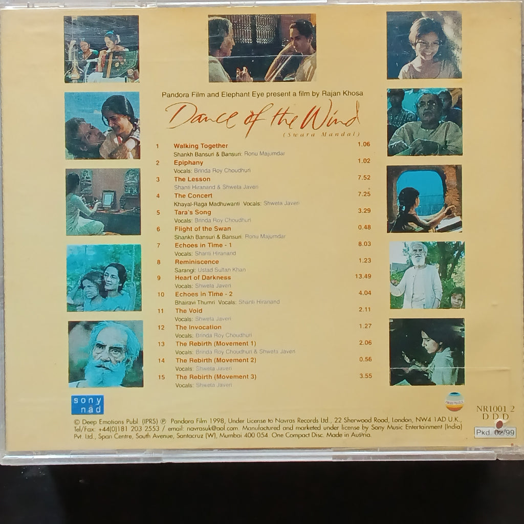 Shubha Mudgal - Dance Of The Wind (CD)