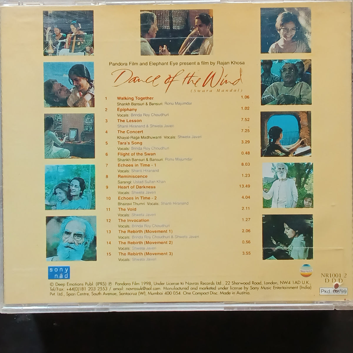 Shubha Mudgal - Dance Of The Wind (CD)