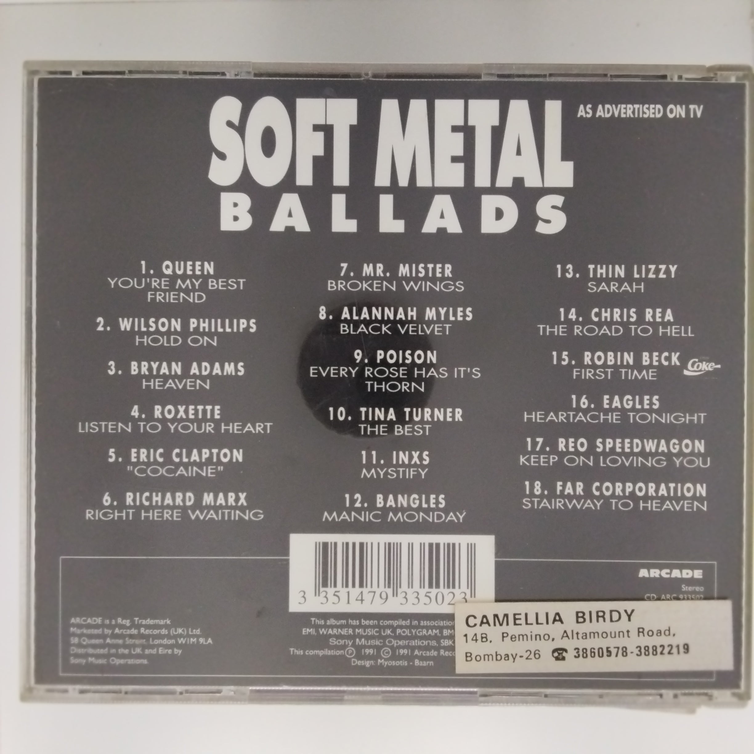 Various  - Soft Metal Ballads (CD)