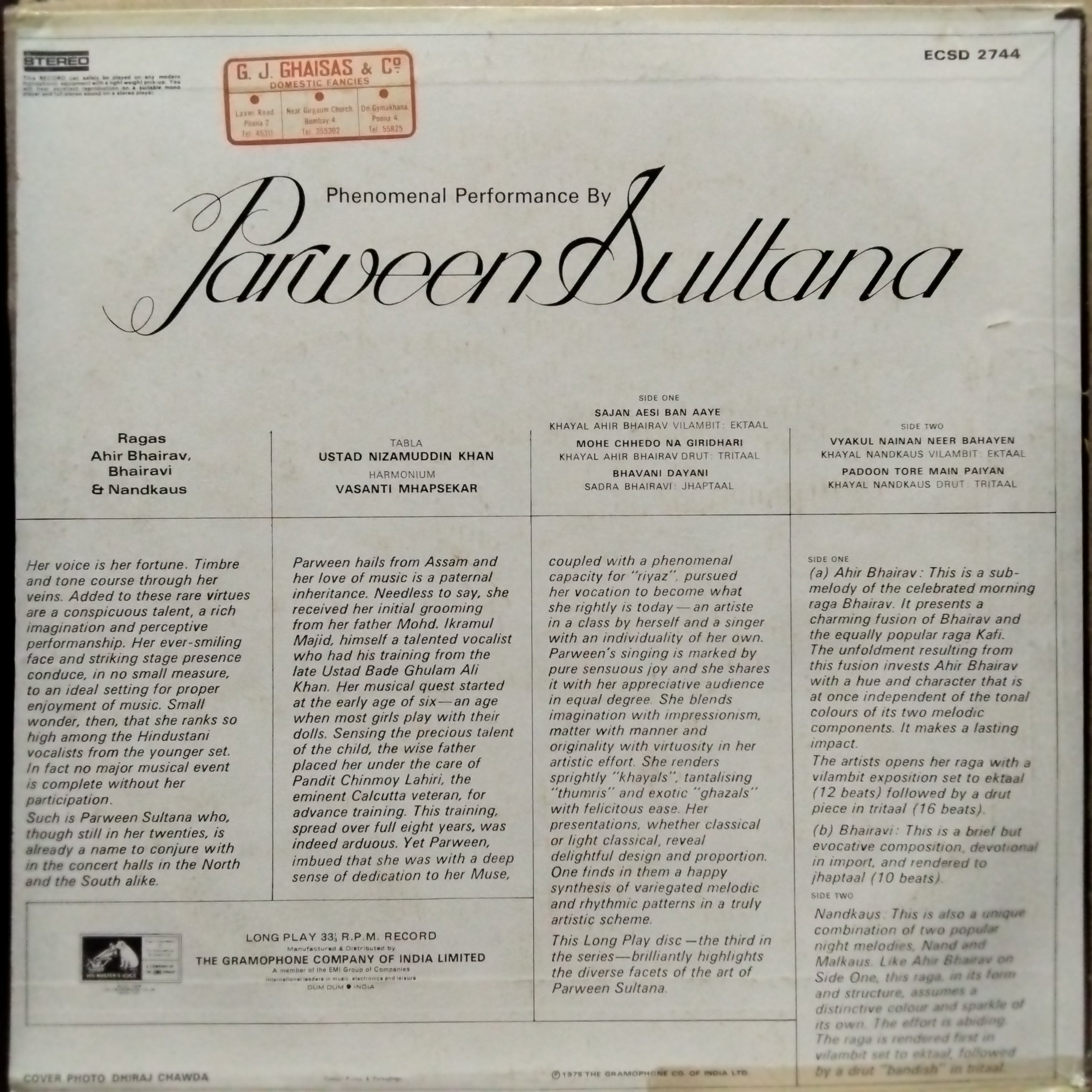 Parween Buy Parween Sultana - Phenomenal Performance By Parween Sultana ...