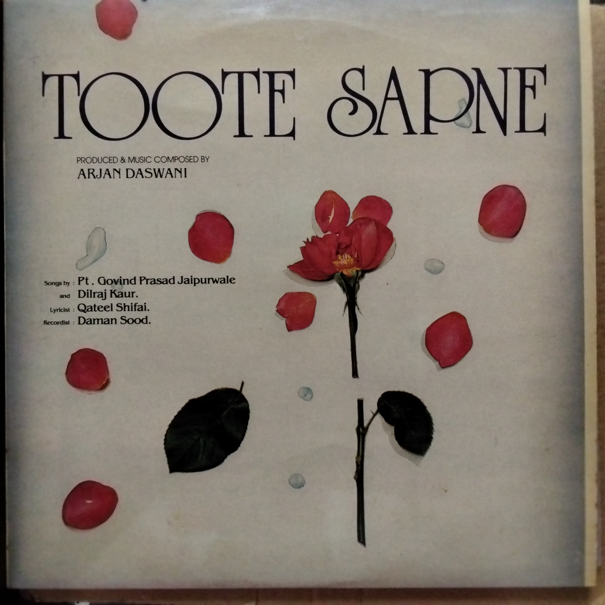 Pt. Govind Prasad Jaipurwale* And Dilraj Kaur - Toote Sapne (Vinyl)