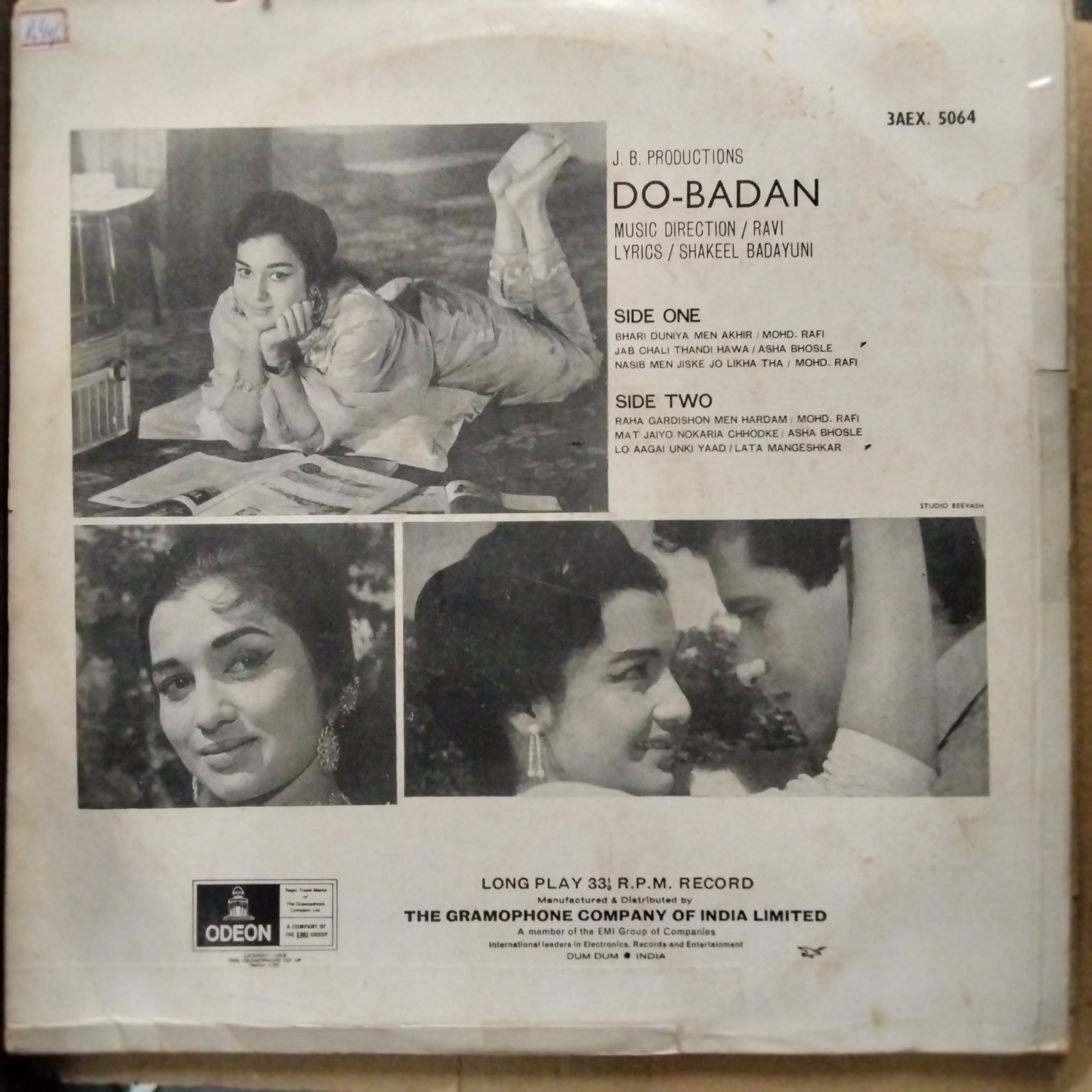 Ravi, Shakeel Badayuni  - Do-Badan (Vinyl)