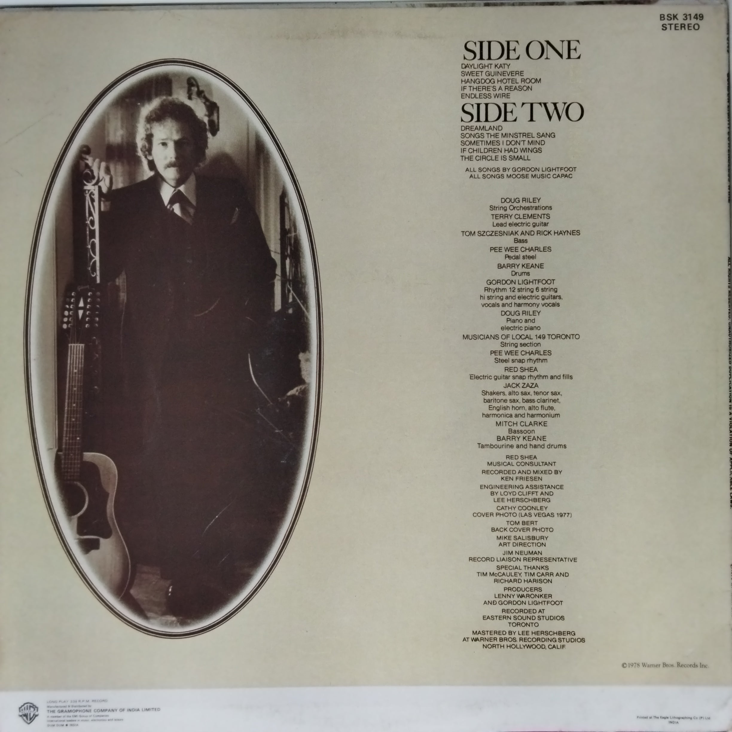 Gordon Lightfoot  - Endless Wire (Vinyl)