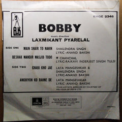 Laxmikant-Pyarelal  - Bobby (45-RPM)