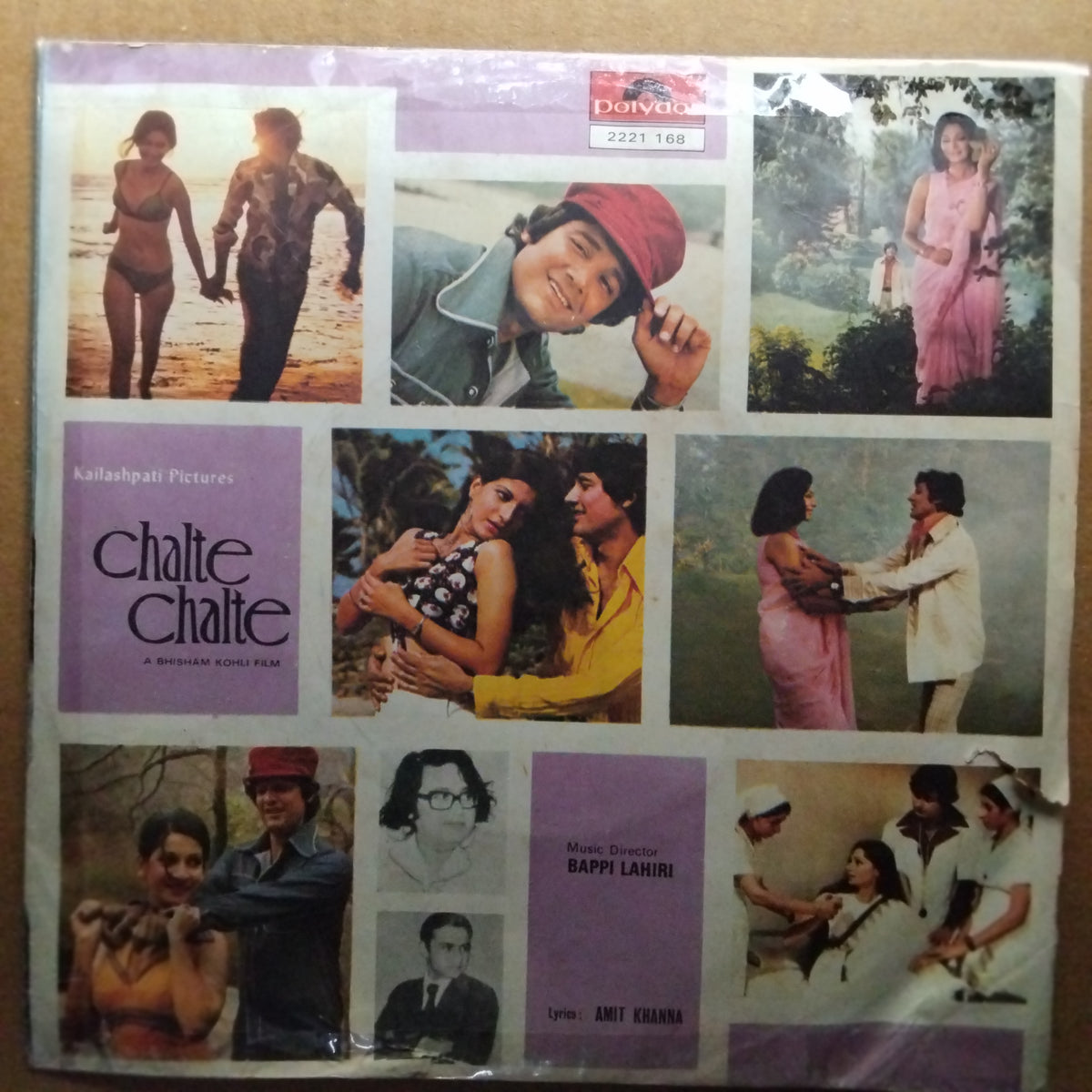 Bappi Lahiri, Amit Khanna  - Chalte Chalte (45-RPM)