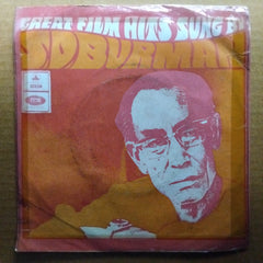 S. D. Burman  - Great Film Hits - Sung By (45-RPM)