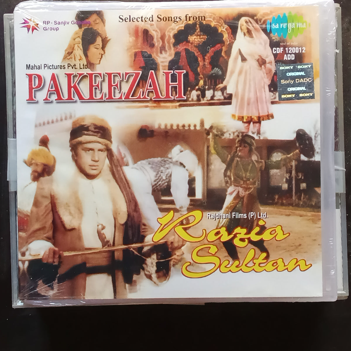 Naushad, Ghulam Mohammed + Khaiyyam  - Pakeezah + Razia Sultan (CD)