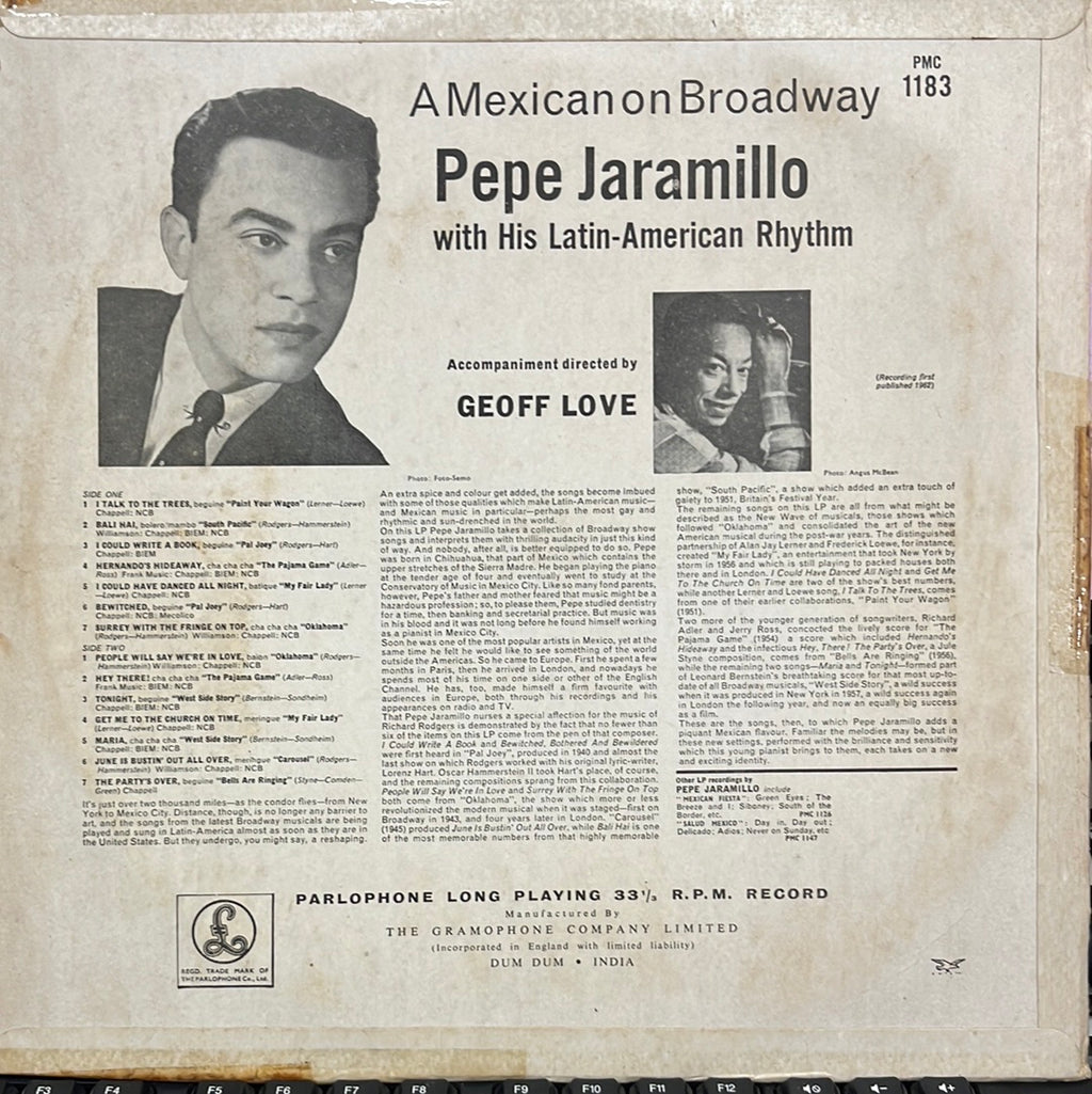 Pepe Jaramillo - A Mexican On Broadway (Vinyl)