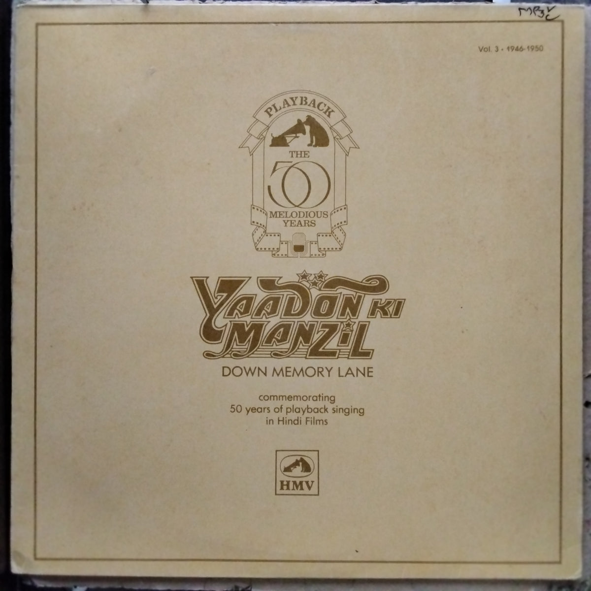 Various  - Yaadon Ki Manzil - Down Memory Lane Vol.3 (1946-1950) (Vinyl)
