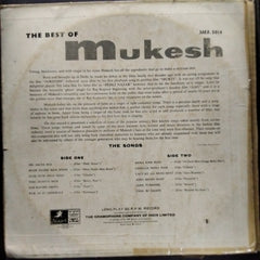 Mukesh  - The Best Of Mukesh (Vinyl)