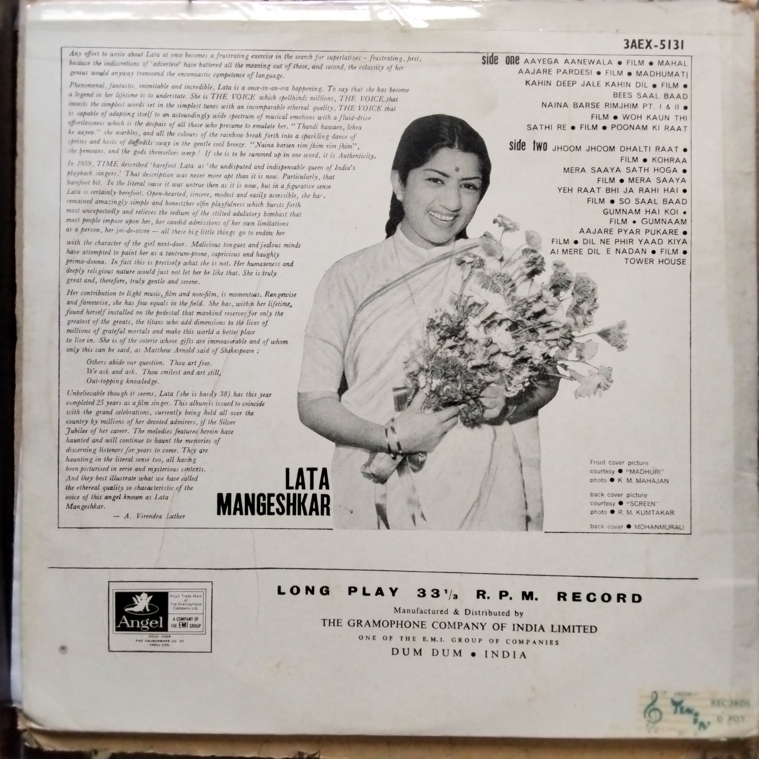 Lata Mangeshkar - Haunting Melodies Of Lata Mangeshkar (Vinyl)