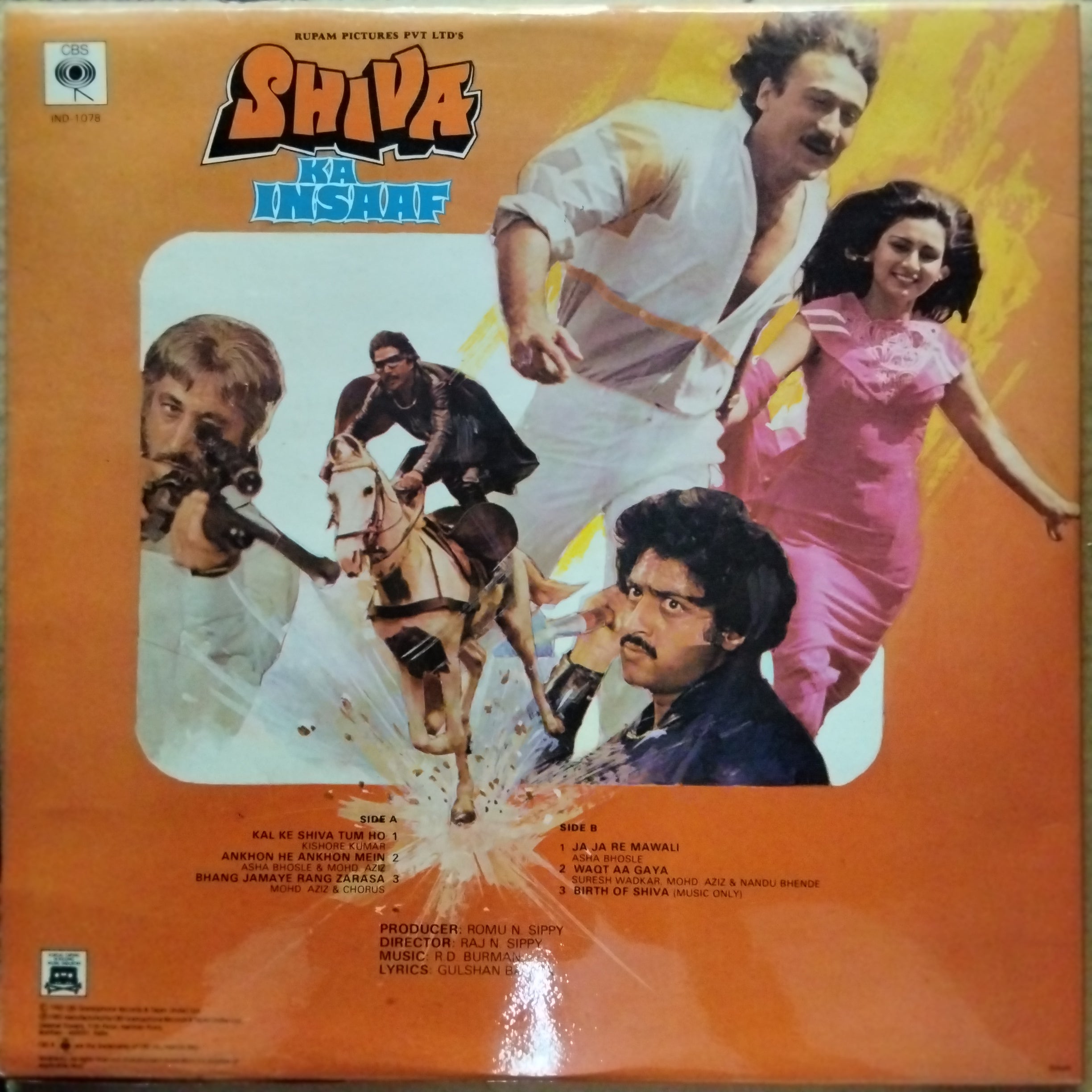 R.D.Burman*, Gulshan Bawra  - Shiva Ka Insaaf (Vinyl)